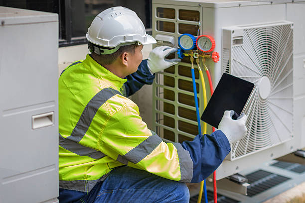 Professional Hvac Installation technician working in Saltillo, TN